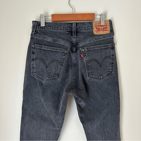 Levi’s 501 Skinny Faded Black Jeans Size 25 - Picture 4 of 10